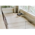 thumbnail image 3 of G-Floor 5' x 10' Polyvinyl Ribbed Pet Friendly Carpet Protector - Clear, 3 of 7