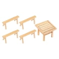 thumbnail image 3 of DIY Building Kit Wood Furniture Assembly Table And Chairs Set For Early Education Kids 1 Set, 3 of 5