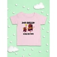 thumbnail image 3 of Smartprints Infants Graphic Tee - Chillin' With My Pops - Regular Fit 100% Cotton, 3 of 4
