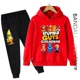 thumbnail image 2 of Conjunto de sudadera con capucha Stumble Guys para niños de 2 piezas, ropa para niños de 3 a 12 años, sudaderas informales con estampado de juego para niños pequeños, abrigo, novedad de 2024, 2 of 5