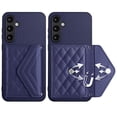 thumbnail image 6 of Allytech Galaxy S23 FE Wallet Case with Shoulder Strap, RFID Blocking Luxury PU Leather Shockproof Cards Slots Stand Anti-Scratch Magnetic Closure Phone Case for Samsung Galaxy S23 FE, Blue, 6 of 9