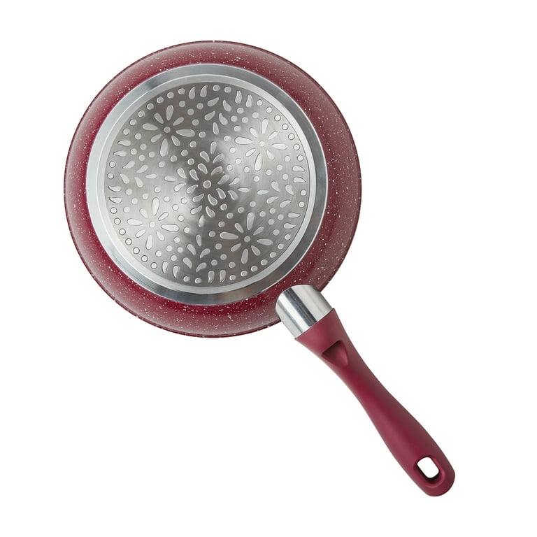 The Pioneer Woman Timeless Beauty Red 8-inch Fry Pan with Mini