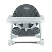 Monbebe Portable Foldable Toddler Booster Seat, Grey