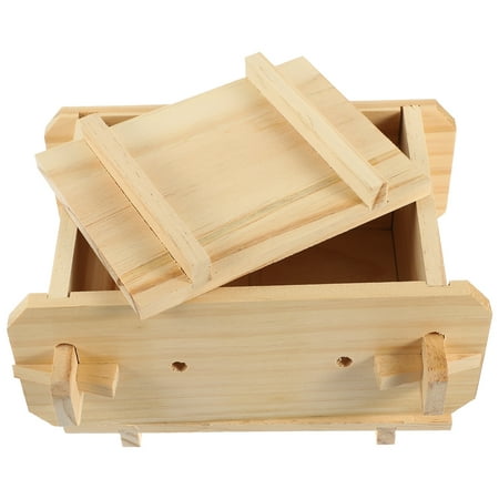 

Wooden Tofu Making Mold Kitchen Soy Curd Making Tool Practical Tofu Mold
