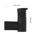 thumbnail image 2 of CRILSTYLEO 10Ud Conectores De Tubo Para De Plástico Negro Conexión Universal, 2 of 6