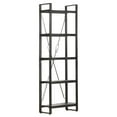 thumbnail image 6 of vidaXL 5-Tier Bookcase Black 23.6"x11.8"x70.9" Solid Mango Wood, 6 of 10