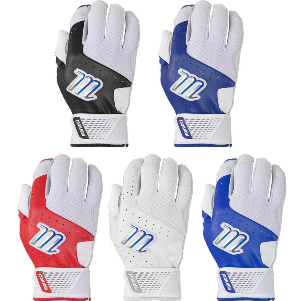 Sizes 1 Pair 2021 Marucci MBGCRST Crest Batting Gloves Adult Various Colors