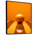 thumbnail image 2 of Designart "Citrus Victory In Bowling" Bowling Floater Framed Wall Art Living Room, 2 of 5