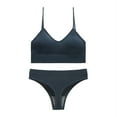 thumbnail image 1 of Ropa interior de mujer sin aros de acero, sujetador deportivo con tirantes, camiseta sin mangas y pantalones, fajas para mujer, 1 of 2