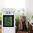 Garden Decor Thermometer Digital Max Min Greenhouse Thermometer Indoor