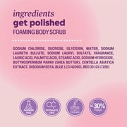 Onyx Professional Get Polished Foaming Shea Butter Body Scrub, Amber and Musk, 16 oz
