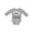 AC-Heather Grey, variant on Elephant My Great Aunt Loves Me Boys or Girls Long Sleeve Baby Bodysuit