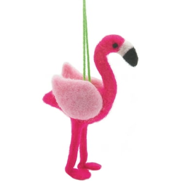 Dimensions Felt Decor Applique Kit-3-D Flamingo