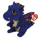 thumbnail image 1 of Muñeco de peluche auténtico Ty Beanie de ojos grandes, suave, unicornio, gato gris jaspeado, Kiki, regalo de cumpleaños para niñas, juguete de 15 cm, 1 of 5
