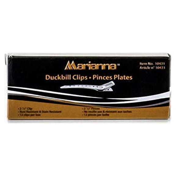 Marianna - Duckbill Metal Clips - Rust And Stain Resistant 12 pcs