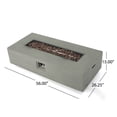 thumbnail image 2 of 50000 BTU RECTANGLE MGO FIRE TABLE TANK OUTSIDE, 2 of 10