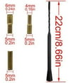 thumbnail image 4 of 9" Universal Car Antenna Radio AM/FM Antena Roof Mast Long Whip style For Toyota, 4 of 7