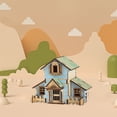 thumbnail image 2 of 3D Wooden Puzzle Educational DIY Building Model Toy for Children and Students Learning Activity, 2 of 4