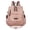 Pink, variant on PRIYAL Solid Color Simple Fashion Women's Backpack, Large Capacity Multi-functional Commuter Casual Outing Travel Bag