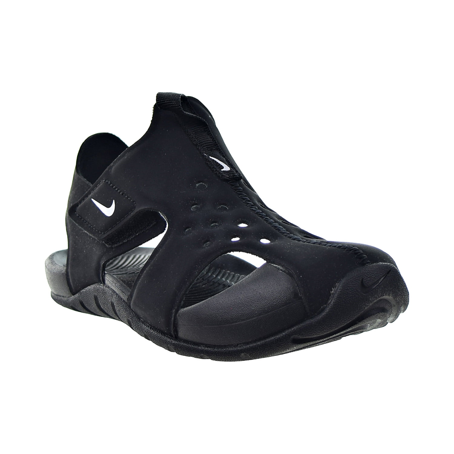 Nike Sunray 2 Little Kids' Sandals Black-White 943826-001 - Walmart.com
