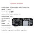 thumbnail image 5 of Módulo controlador de motor Hall sin escobillas de CC trifásico XY-BLDC como se muestra, como se muestra, 5 of 5