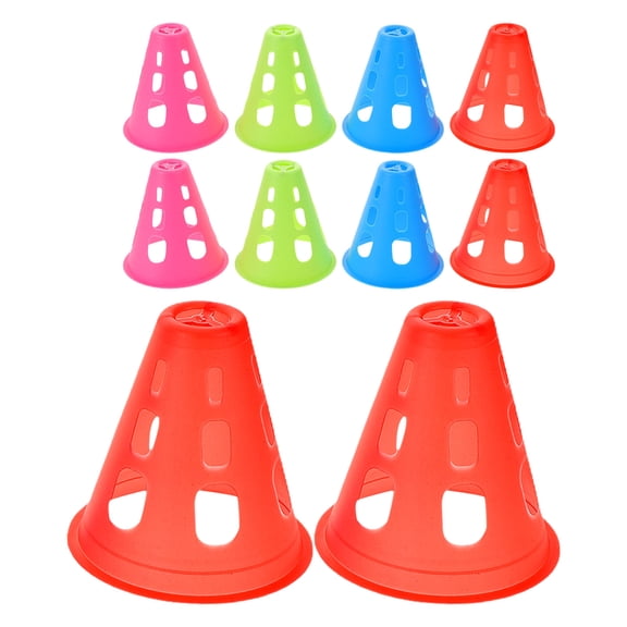 WRISTBIQUE 20pcs PE Mini Agility Cones for Sports Training Skaters