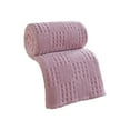 thumbnail image 2 of Large Waffle Blanket under $5! Yannianjz Waffle Knit Blanket 100x150cm, Large Jacquard Throw Blanket, Warm Cover Blanket for Bed, Sofa, Couch, Airplane Travel Blanket, Home Decorative Blanket, 2 of 6