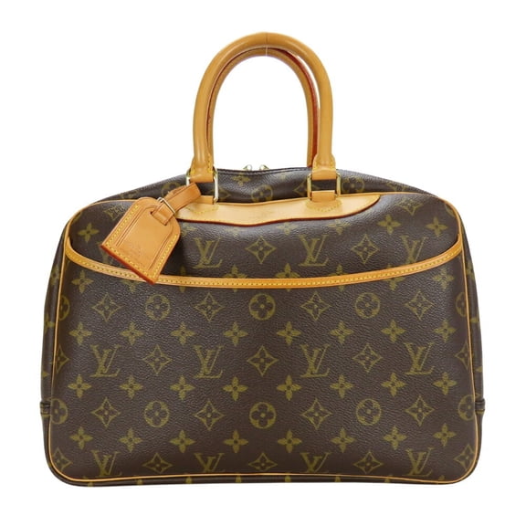 Pre-Owned Louis Vuitton Deauville M47270 Bowling Vanity Monogram Brown Handbag for... (Good)