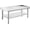 None, variant on Eastvita Heavy-Duty Stainless-Steel Equipment Grill St& Table w/ Adj Legs & Edge Baffle 36 by 28 by 24 in 1000 Pounds Top Shelf Capacity 220 Pounds Bottom Shelf for Com Kitchens Hotels Home