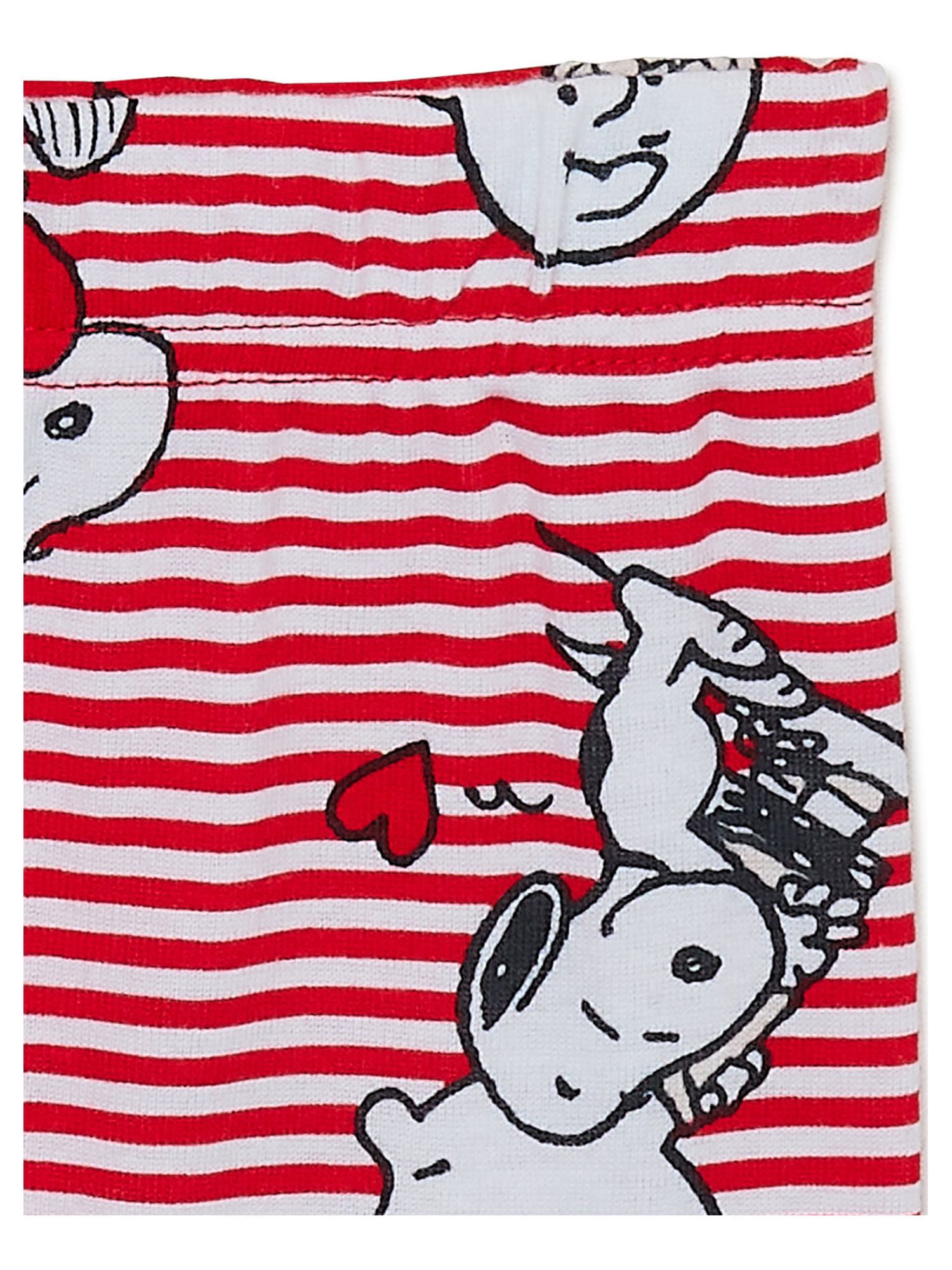 Peanuts Toddler Unisex Valentine's Day Pajama Set, 2-Piece, Sizes 12M-5T