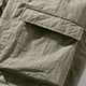 thumbnail image 4 of Puntoco Pantalones cargo con bolsillos y cintura elástica informales sólidos con diseño impermeable y engrosamiento a la moda para exteriores para hombre, 4 of 9