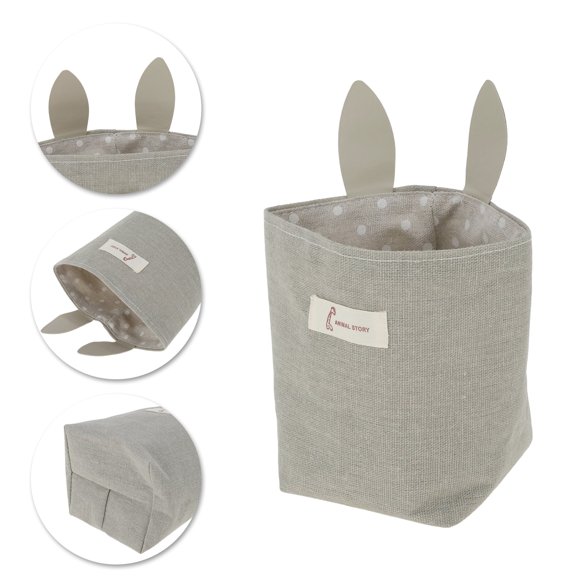 Unique Bargains Durable Simple Reusable Convenient Hanging Storage Bags 1 Pc Gray