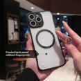 thumbnail image 5 of For iPhone 16 Pro Case Compatible with MagSafe Frameless TPU+PC Matte Phone Protector, 5 of 5