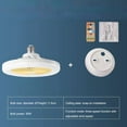 thumbnail image 2 of Mistaha Ceiling Fan Light Fixture with Remote Control, Silent Motor, Three Speeds, E27 Socket, 30W Power, 18W Lighting, 2100 RPM Fan Speed, ABS+PP Material, 2835/30 Beads, 85-265V Input, 260*120mm, 2 of 7