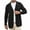 Black#, variant on Mens Button-Up Knit Sweater Long Sleeve Coats Fashion Causal Solid Color Travel Hoodless Jackets Lounge Blouse with Pockets Gray M