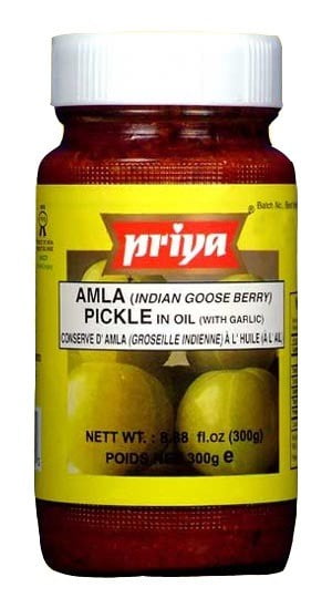 PRIYA AMLA PICKLE WITHOUT GARLIC 300GM