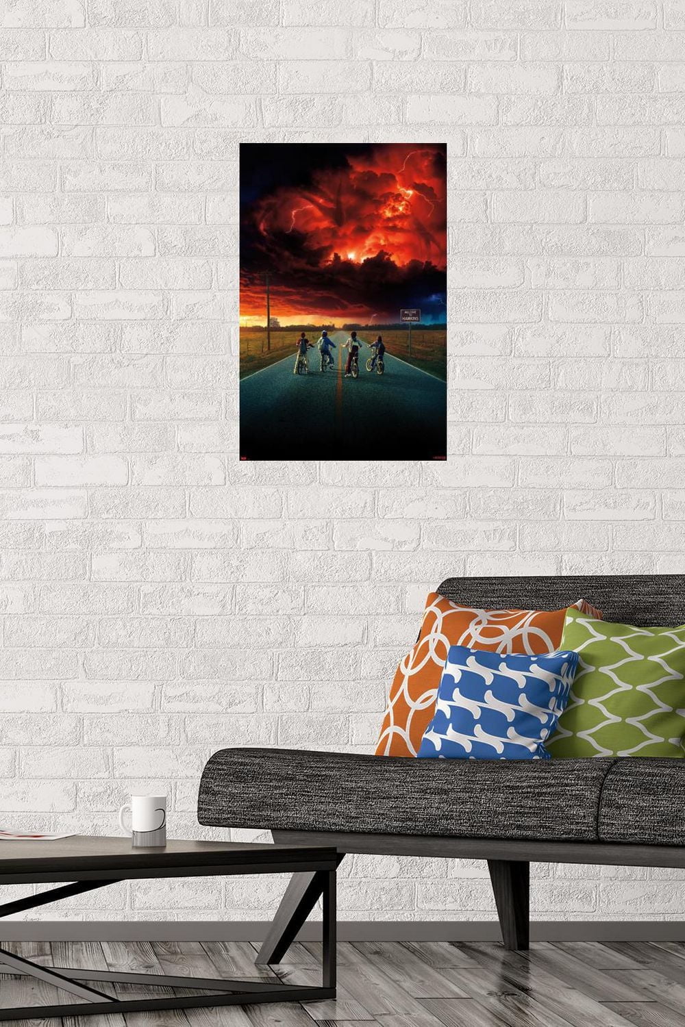 Netflix Stranger Things: Season 2 - Key Art Wall Poster, 22.375" x 34" Framed