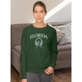 thumbnail image 2 of Florida Basketball Team Sweatshirt Women -Image by Shutterstock, Female 5X-Large, 2 of 4