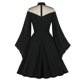 thumbnail image 5 of Womens Halloween Costumes 2024 Cosplay Gothic Dresses Women Halloween Party Color Long Sleeve Retro Dress Sleeve Grenadine Dress, 5 of 6
