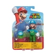 thumbnail image 1 of Super Mario 4 Inch Figure - Ice Luigi with Ice Flower, 1 of 7
