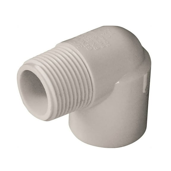 Lasco Fittings 90 Street Elbow, 3/4 in, Schedule 40 410007BC