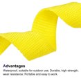 thumbnail image 3 of Uxcell Lightweight Polypropylene Webbing Straps Strapping Band for Outdoor Yellow, 3 of 5