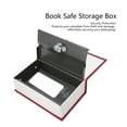 thumbnail image 4 of Caja Fuerte Para Libros, Acero Reforzado, Antirrobo, A Prueba De Golpes, De Acero Inoxidable, Almacenamiento Oculto, Caja De Libros Falsa Con Llaves Para El Hogar, 4 of 7
