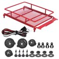thumbnail image 1 of Rack de Toit RC, Rack de Toit RC avec LED, Récepteur Pratique comme Source d'Alimentation Cadeau pour les Amateurs de Voitures Rouge, 1 of 8