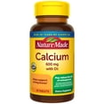 thumbnail image 2 of Nature Made Calcium 600 mg with Vitamin D3 Tablets, Dietary Supplement, 60 Count, 2 of 11
