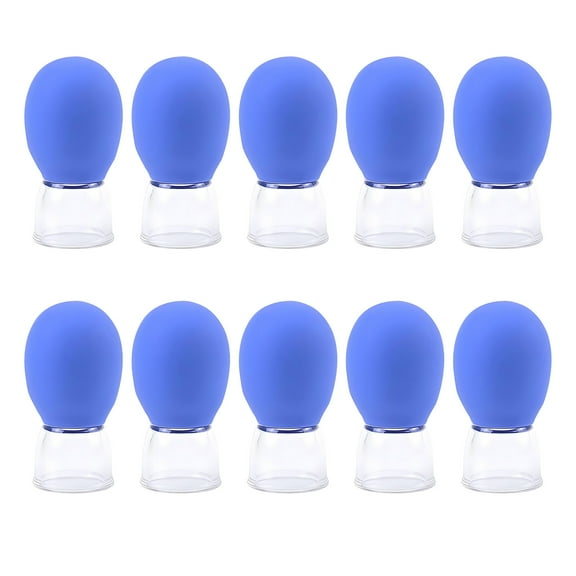 Glass Cupping Set Glass Silicone Cupping Cups Massage Vacuum Suction Cupping Cups for Body Face Leg Arm Back Shoulder