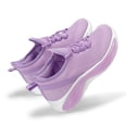 thumbnail image 5 of Kushyshoo Girls Lightweight Sneakers Kids Breathable Lace-up Athletic Running Shoes Big Kids Walking Shoes Purple Size 4, 5 of 7