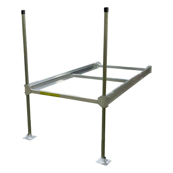 MOTOALLIANCE® 8 ft x 4 ft Aluminum Dock Frame Kit. Heavy Duty & Maintenance Free.