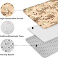 thumbnail image 5 of Brown Camo Speckled Pattern Bathroom Rugs Sets 3 Piece,Toilet Cover Set,Absorbent Non Slip Bathroom Mats Sets with U-Shaped Contour Rug Toilet Rug Set, 5 of 5