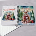 thumbnail image 4 of Merry Christmas Santa Reindeer Antlers Maine Coon Sleigh Xmas Winter Holiday Spiral Bound Journal Cat Lover Kitten Owner Gifts 5x7in Spiral Notebook - 00023, 4 of 5